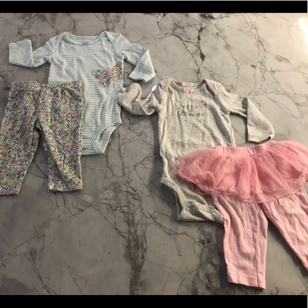 Carter’s 2 Piece Bodysuit & Pant Set (2 Pack)